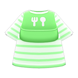 Tee with Silicone Bib (Baby Green) NH Icon.png