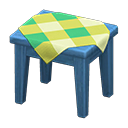 Wooden Mini Table (Blue - Green) NH Icon.png