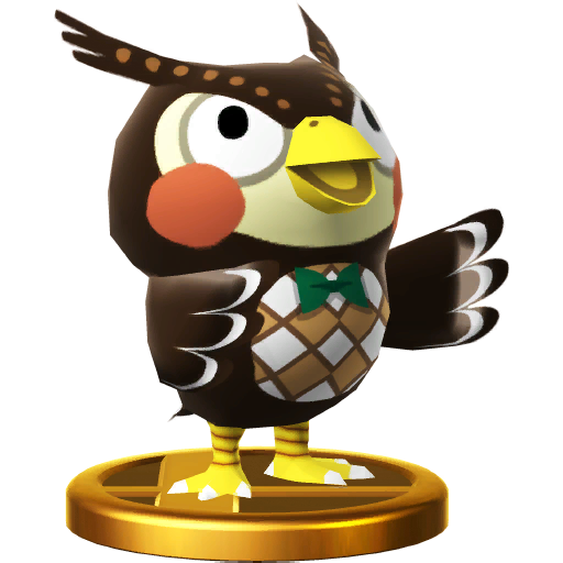 File:Blathers SSB4 Trophy (Wii U).png - Animal Crossing Wiki - Nookipedia