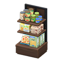 Store Shelf (Dark Wood - Organic Products) NH Icon.png