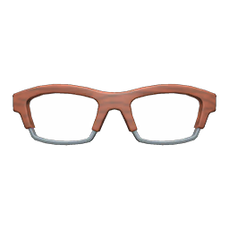 Wooden-Frame Glasses (Brown) NH Icon.png
