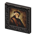 Fancy Frame (Black - Old Portrait) NH Icon.png