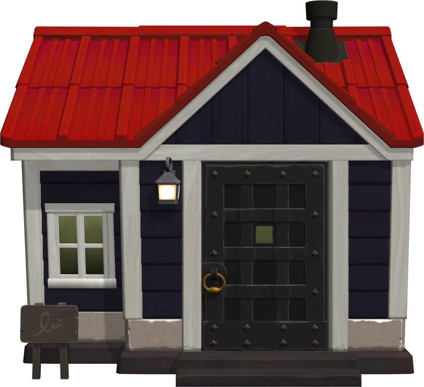 Exterior of Cherry's house in Animal Crossing: New Horizons