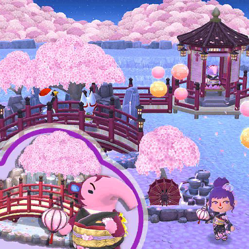 Sakura Zen Garden Set - Animal Crossing Wiki - Nookipedia