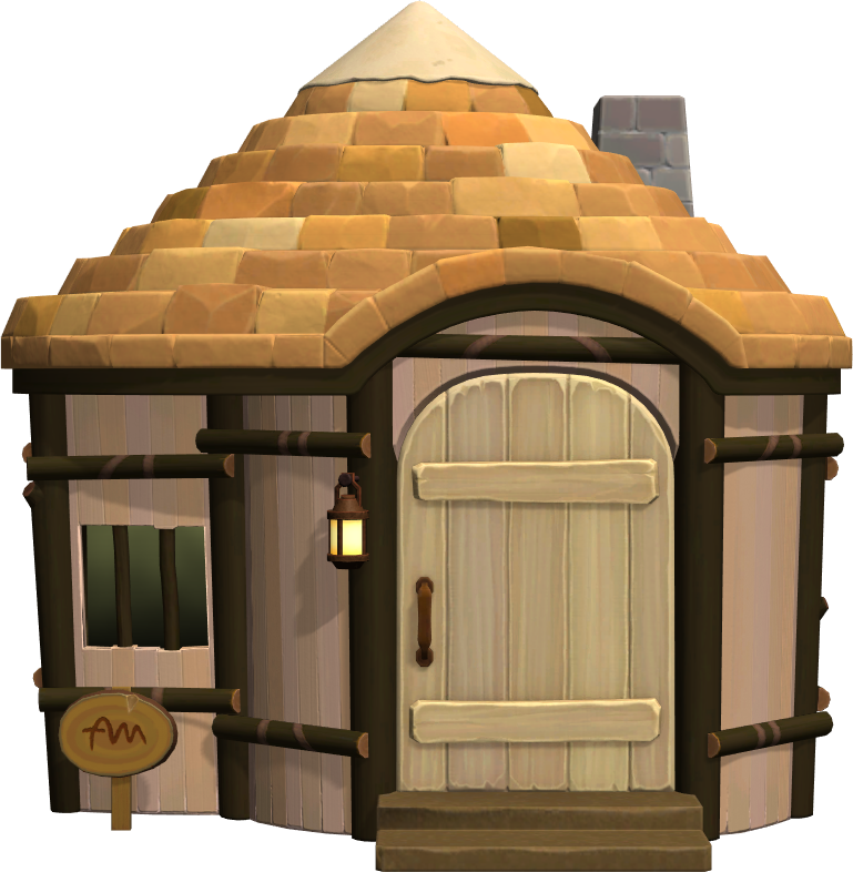 Exterior of Bonbon's house in Animal Crossing: New Horizons