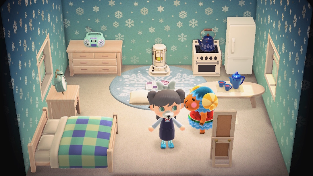 Interior of Wendy's house in Animal Crossing: New Horizons