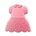 Floral Lace Dress (Pink) NH Storage Icon.png