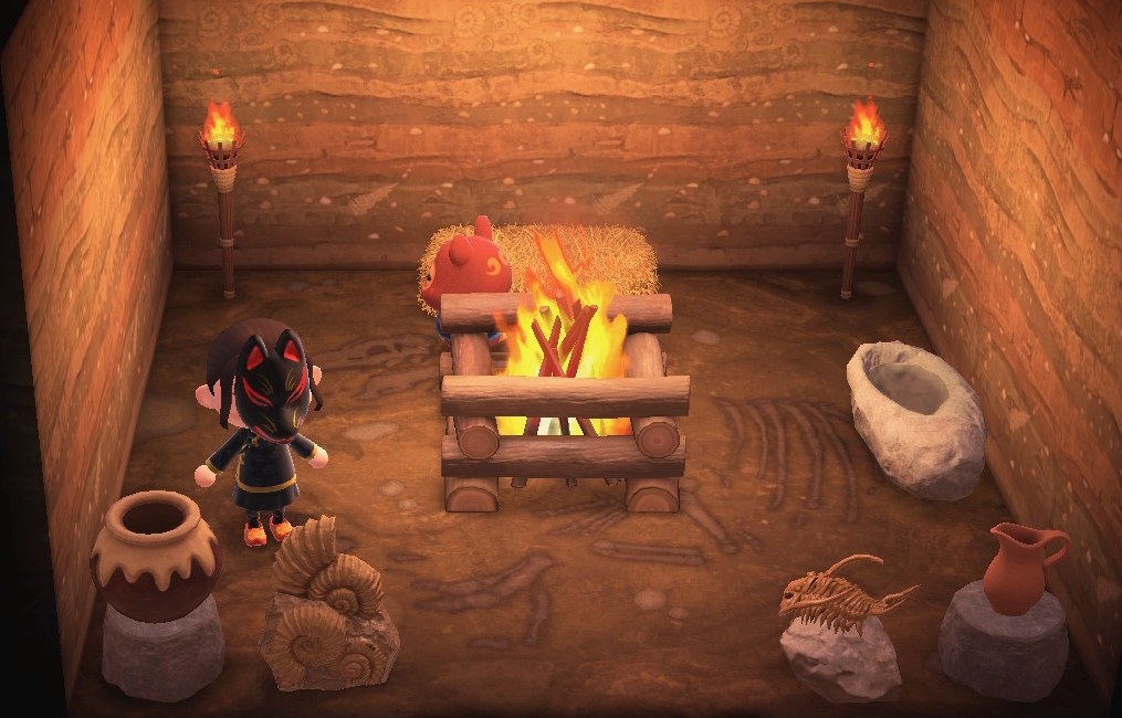 Interior of Clay's house in Animal Crossing: New Horizons