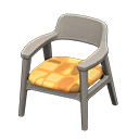 Nordic Chair (Gray - Orange) NH Icon.png