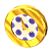 Polka-Dot Clock (Gold Nugget - Grape Violet) NL Model.png