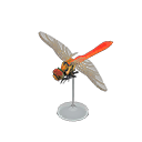 Red dragonfly model