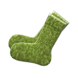 Mixed-Tweed Socks (Avocado) NH Icon.png