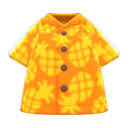 Pineapple Aloha Shirt (Orange) NH Icon.png