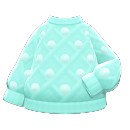 Pom-Pom Sweater (Blue) NH Icon.png