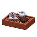 Traditional tea set