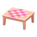 Wooden Table (Pink Wood - Pink) NH Icon.png