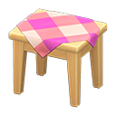 Wooden Mini Table (Light Wood - Pink) NH Icon.png