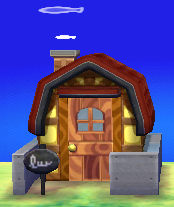 Exterior of Mott's house in Animal Crossing: New Leaf
