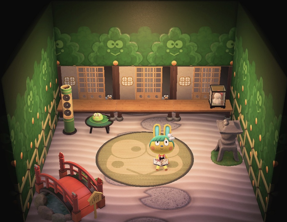 Interior of Toby's house in Animal Crossing: New Horizons