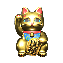 lucky gold cat