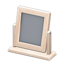 Wooden Table Mirror (White Wood) NH Icon.png