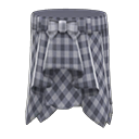 Draped skirt