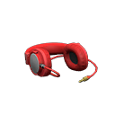 Professional headphones's Red variant
