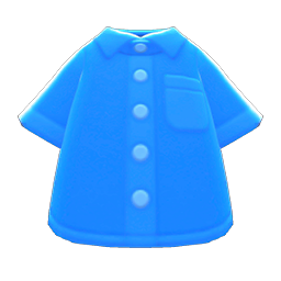 Short-Sleeve Dress Shirt (Blue) NH Icon.png