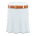 Long Denim Skirt (White) NH Storage Icon.png