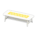 Nordic Low Table (White - Little Flowers) NH Icon.png