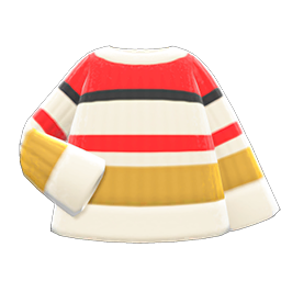 Colourful striped sweater best sale