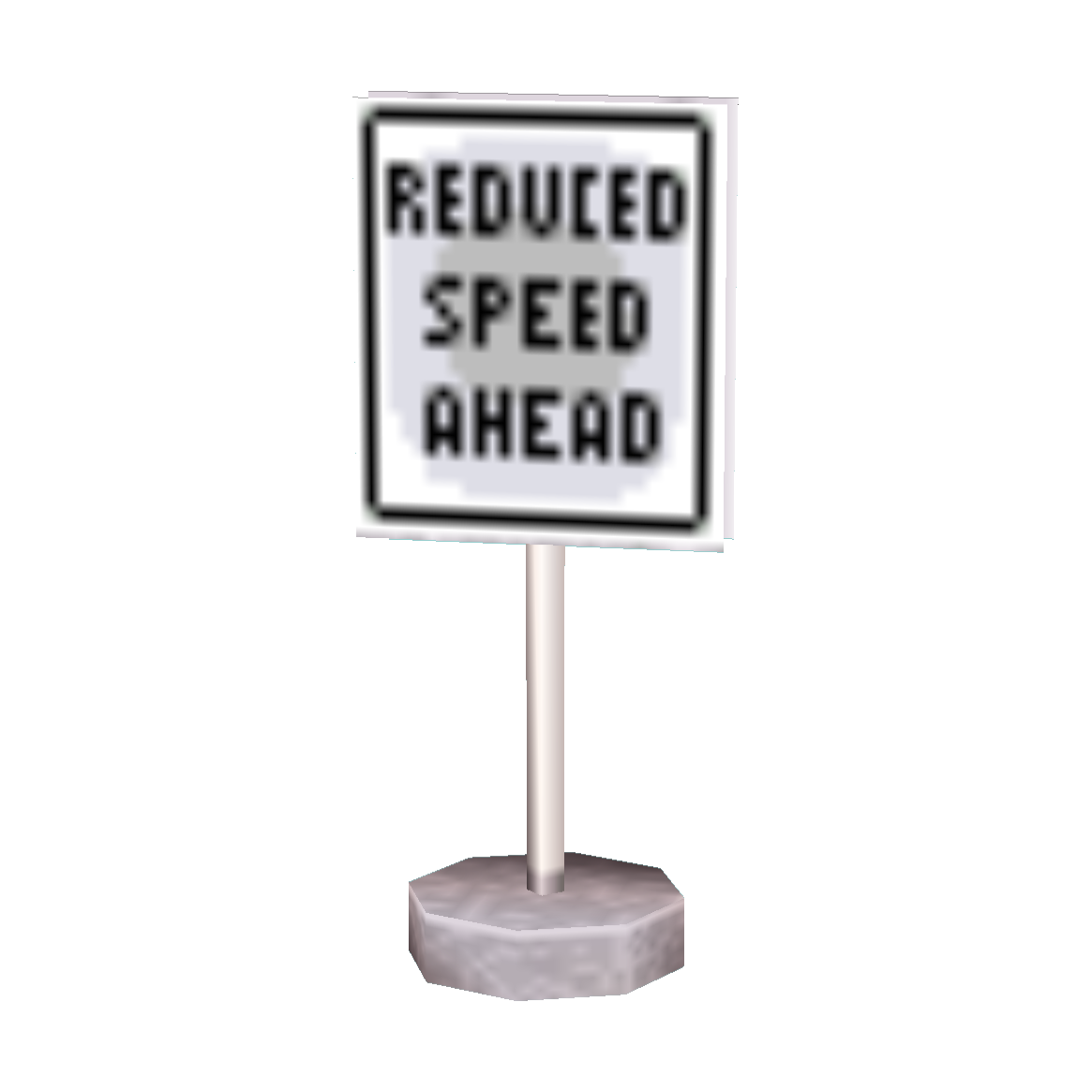 speed sign