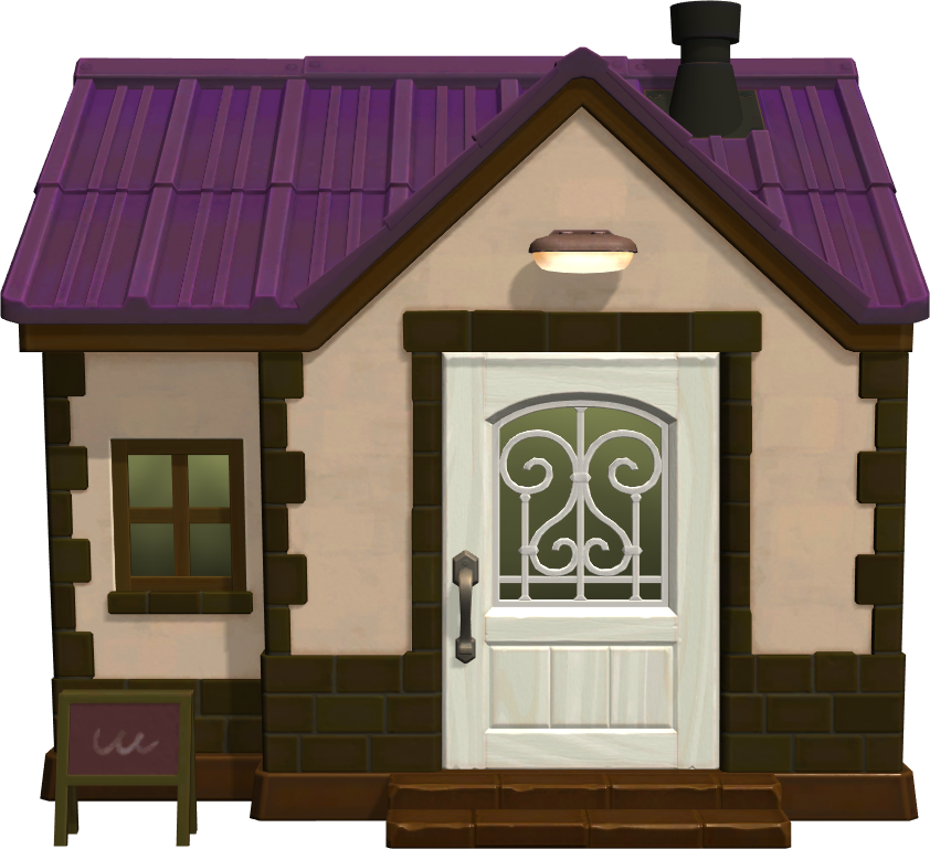 Exterior of Gloria's house in Animal Crossing: New Horizons