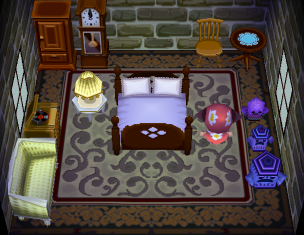 Interior of Pate's house in Animal Crossing