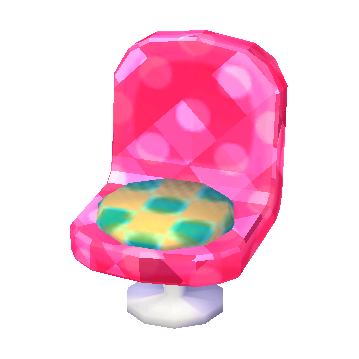 polka-dot chair