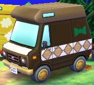 Exterior of Blathers's RV in Animal Crossing: New Leaf