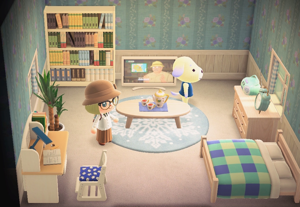 Interior of Daisy's house in Animal Crossing: New Horizons