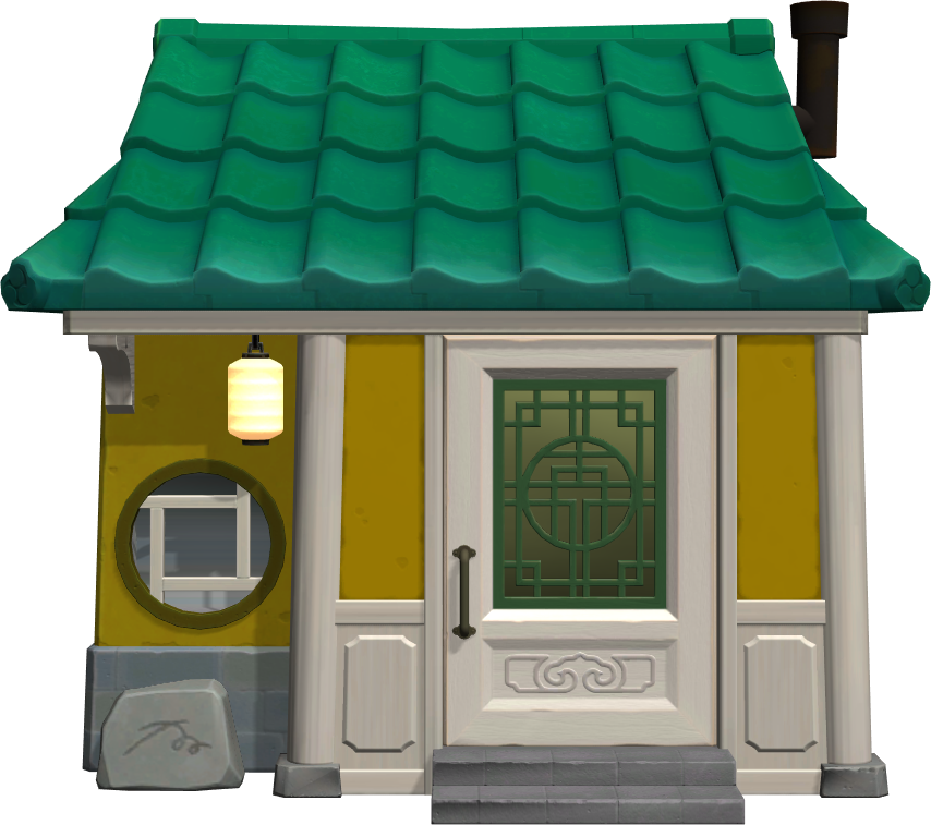 Exterior of Drago's house in Animal Crossing: New Horizons