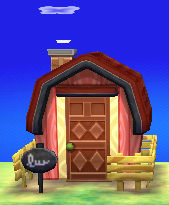 Exterior of Peggy's house in Animal Crossing: New Leaf
