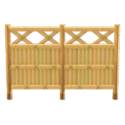 bamboo lattice fence