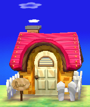 Exterior of Lucy's house in Animal Crossing: New Leaf
