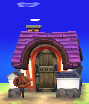 Exterior of Annalisa's house in Animal Crossing: New Leaf