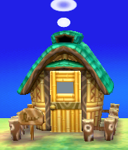 Exterior of Tucker's house in Animal Crossing: New Leaf