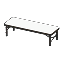Outdoor Bench (Black - White) NH Icon.png