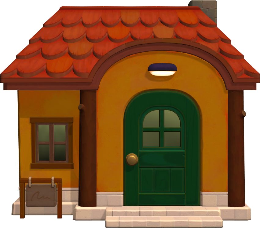 Exterior of Kiki's house in Animal Crossing: New Horizons