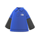 Layered Polo Shirt (Blue) NH Storage Icon.png