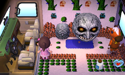 Interior of Epona's RV in Animal Crossing: New Leaf