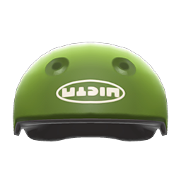 Skateboarding Helmet's Olive variant