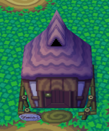 Exterior of Rollo's house in Animal Crossing