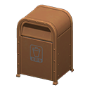 Steel Trash Can (Brown - Miscellaneous Garbage) NH Icon.png